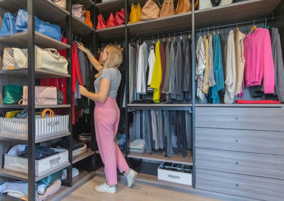 Organizzazione cabina armadio